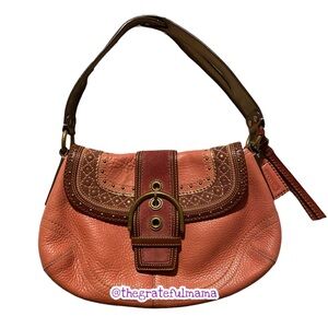 Coach | 2007 Soho Leather Hobo Shoulder Bag | Pink #10479